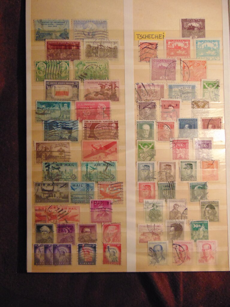 Stamp Stamps Briefmarken Amerika Tschechei Tschechien