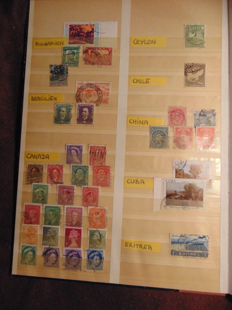 Stamp Stamps Briefmarken Bulgarien China Chile